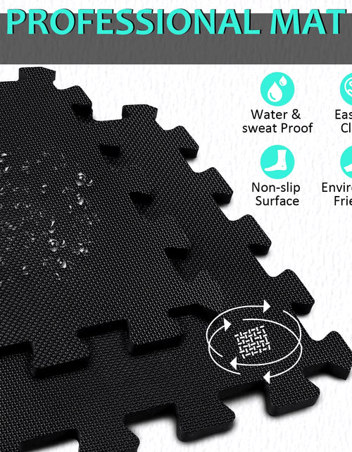 Load image into Gallery viewer, 6/18Pcs Gym Flooring Set EVA Interlocking Foam Floor Tiles for Home Gym Play Workout Exercise Mats Fitness Puzzle Exercise Mat
