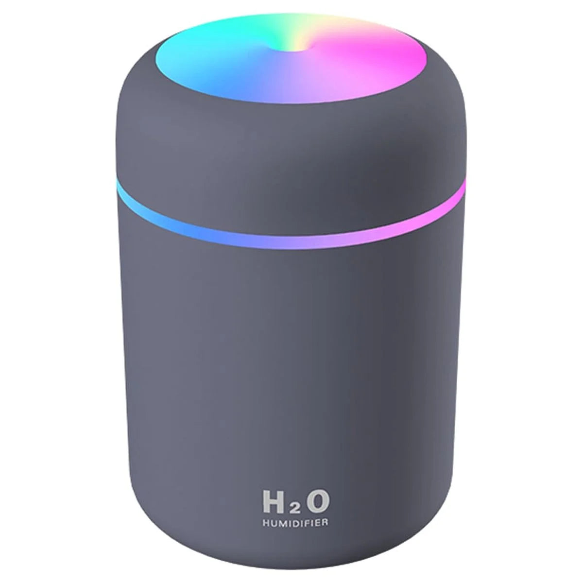 Colorful Cool Mini Humidifier, USB Personal Desktop Humidifier for Car, Office Room, Bedroom,Etc. Auto Shut-Off, 2 Mist Modes, Super Quiet. (White)