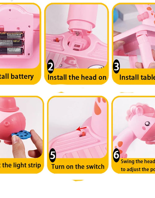 Load image into Gallery viewer, Children Led Projector Drawing Table Toy Painting Set Table Educational Board Learning Tools Painting Toys for Children
